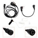 102B Transparent Air Tube Earphone In-ear with A24 Line For ICOM A25CE A25N A24