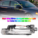 Right Wing Mirror LED Signal Indicator Light For Volvo V40 S60 S80 V60 V70