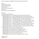 06.2006-09.2020 MERCEDES-BENZ Sprinter 4.6-T Flatbed/Chassis (906) NOX Sensor Oxygen Sensor A0009052519
