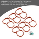 6PCS Intake Manifold Gasket 1167807480 Fit BMW E90-93 F10 F11 F07 X5 X6 N57