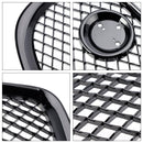 Gloss Black Front Bumper Grill Grille Fit Jaguar XJ 2010-2015