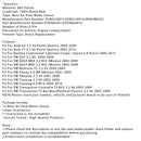 Mass Air Flow Meter Sensor For VW Golf MK5 Audi A3 TT 3.2 Bentley 0280218073