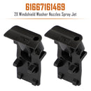 2X Windshield Washer Nozzles Spray Jet for BMW X5 E70 06-10 61667161469