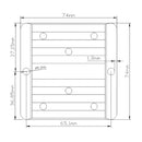DC-DC 12/24V-36V 3A 108W Step Up Car Power Supply Converter Regulator Waterproof
