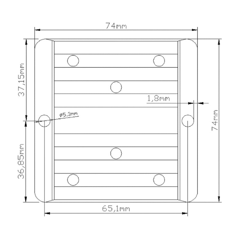 DC-DC 12/24V-36V 3A 108W Step Up Car Power Supply Converter Regulator Waterproof