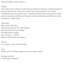 Silicone Radiator coolant Hose kit For Yamaha Tenere 700 2019-2024