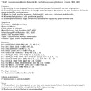 4EAT Transmission Master Rebuild Kit For Subaru Legacy Outback Tribeca FWD AWD