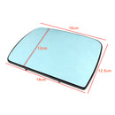 Blue Heated Left Driver Side Wing Mirror Glass For BMW X5 E53 1998-2006