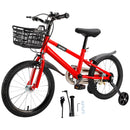 14"/16" Children Bicycle Toddlers Bike with Training Wheels Basket Kickstand