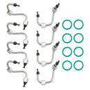 8PCS Fuel Injector Install Kit w/ Injector Line fit Ford F250-F550 6.4 2008-10