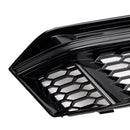 2PCS Fog Light Cover Grille Grill Fit AUDI A4 B9 S-Line S4 2016-2018