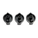 3pcs AC Heater Control Knobs 121-0001-000 for Peterbilt 330 335 379 387