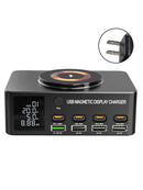 140W Fast Charging Charger Intelligent PD100W Notebook Multi-Port USB Charger US