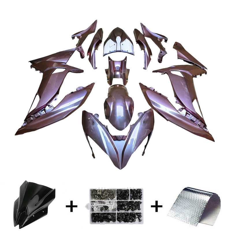 Injection Fairing Kit Bodywork Plastic ABS fit For Kawasaki ER-6F Ninja650R 2017-2019