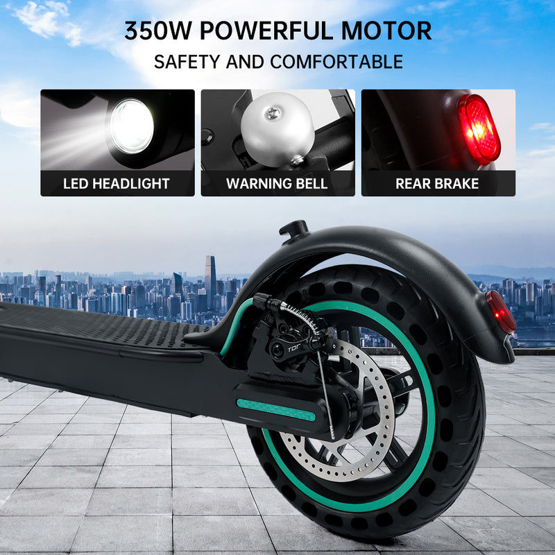 8.5" Folding Electric Scooter With app 350W 35KM Range 30km/h City Commute