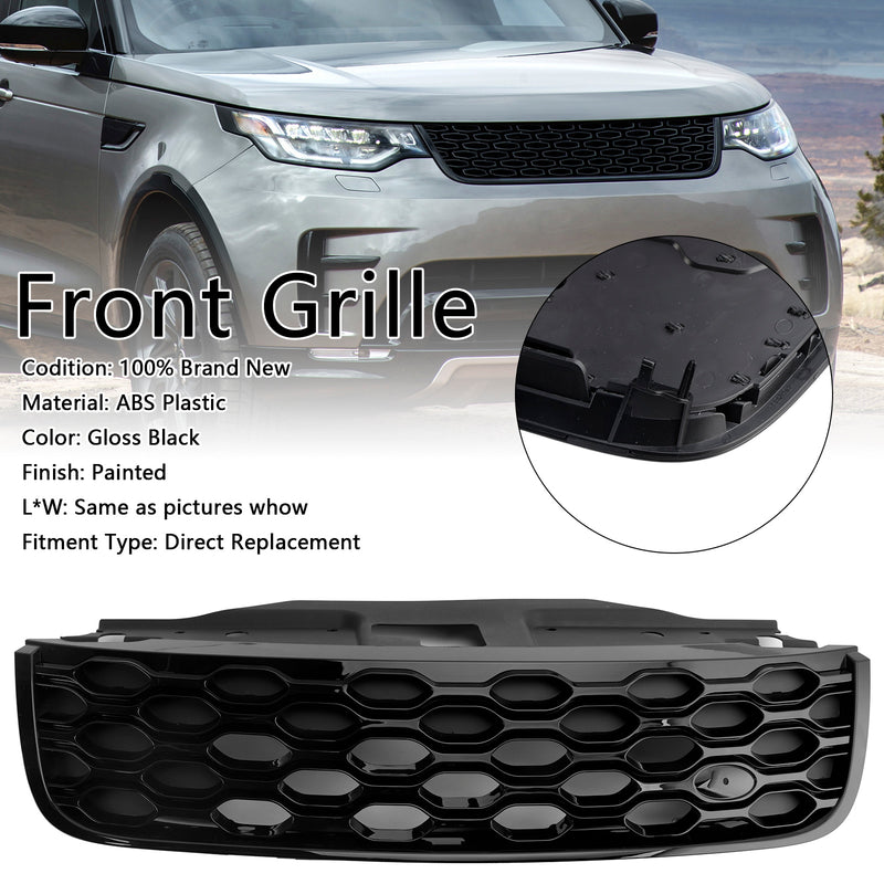 Front Bumper Grill Grille Fit Land Rover Discovery 5 L462 2017-2020 Black