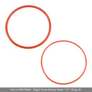 PB070060  (A)、 PB070063 (D) O-Ring Set For Burner Base 2PCS
