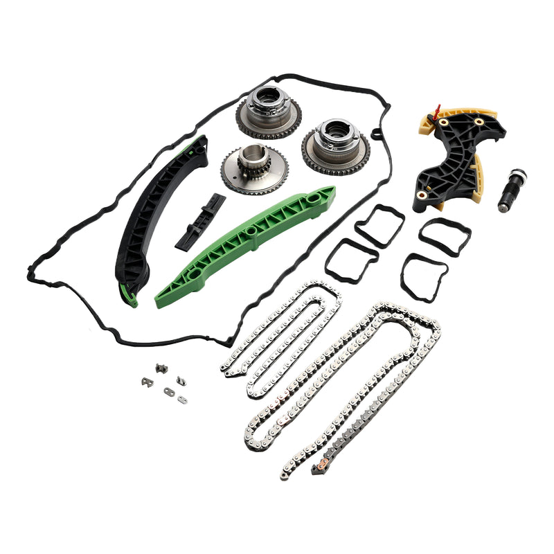 Timing Chain Kit w/ Tensioner & Camshaft Gears for Mercedes W204 W212 C250 E250