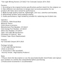 Tail Light Wiring Harness 23126521 For Colorado Canyon 2015-2023