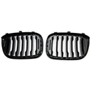 Gloss Black Front Kidney Grille Mesh Grill Fit BMW X4 G02 X3 G01 G08 2018-2021