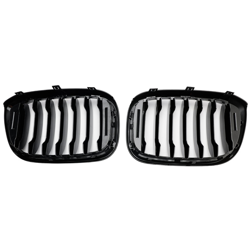 Gloss Black Front Kidney Grille Mesh Grill Fit BMW X4 G02 X3 G01 G08 2018-2021