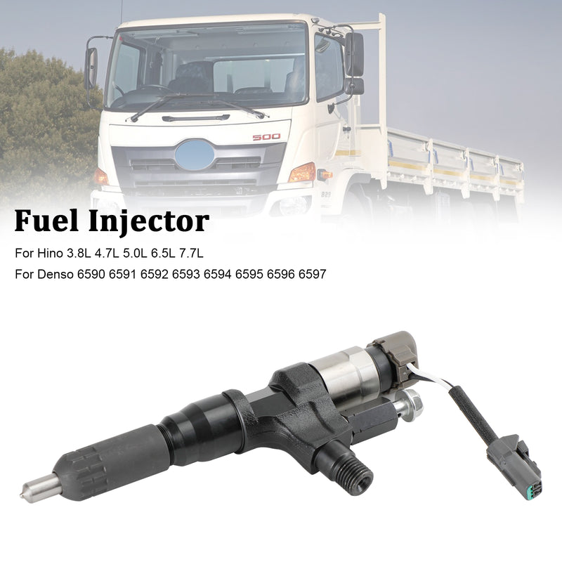 1PCS Fuel Injector 095000-6593 Fit Hino J08E Fit Kobelco SK330-8
