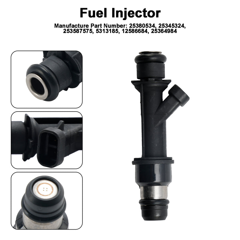 1PCS Fuel Injector 25380534 Fit Hummer Fit Isuzu 3.5 3.7 2004-2007 25345324