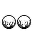 Flame Speaker Grills Accent Trim Cover For Touring Electra Glide Ultra Classic