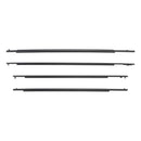 4PCS Door Glass Belt Outer Molding Weatherstrip For Toyota Prius 2010-2015