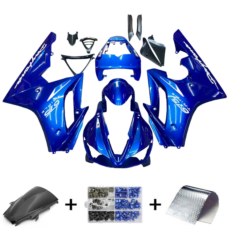 Fit For Triumph Daytona 675 2009-2012 Blue Bodywork Fairing ABS Injection Molding Generic