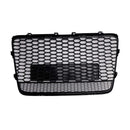 2005-2015 Fit for Audi Q7 Gloss Black Front Bumper Radiator Vent Mesh Grill Grille