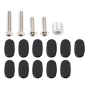 BLACK ALUMINUM REAR SEAT RACK EXTENDER KIT PLATE FOR SCRAMBLER 400X 2023-2025