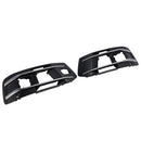2016-2019 Fit Audi Q7 2PCS Front Bumper Fog Light Grille Cover 4M0807682AA4W3