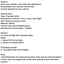 2PCS Honeycomb Front Fog Lamp Cover Grille Grill Fit Audi A5 2007-2011