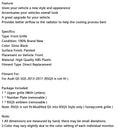 Gloss Black Front Honeycomb Bumper Grill Grille Fit Audi Q5 2013-2017