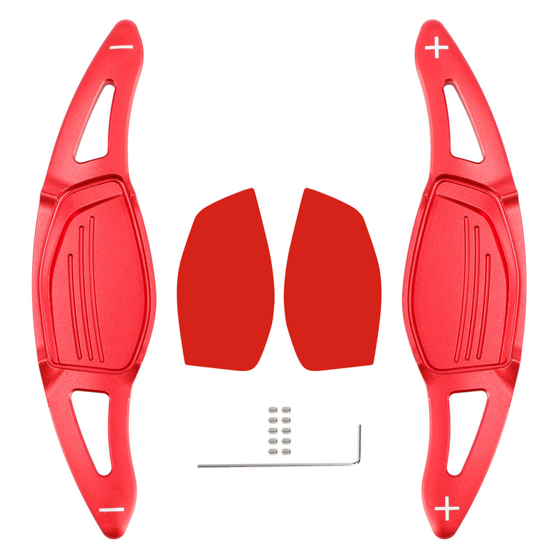 Steering Wheel Paddle Shifter Extension For Audi RS5 RS3 TT RS Aluminium Red