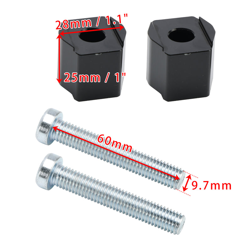 Handlebar Riser Spacers + 25mm For 390 790 890 1290 Adventure / R 2019-2024