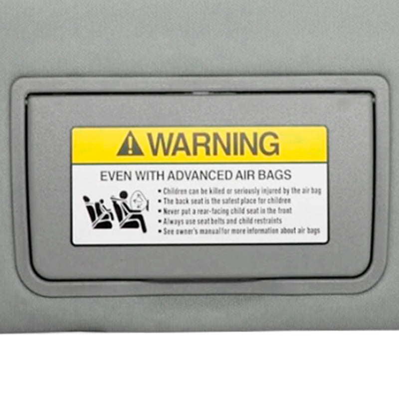 Gray Left Driver Side Sun Visor 83280TA5A51ZA For Honda Accord 2008-2017