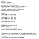 Mass Air Flow Meter Sensor For BMW 318i 318ti 750iL 850Ci Z3 0280217110