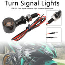 12V LED Turn Signal Indicator Light 8mm Universal Motorcycle For Suzuki