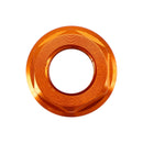6 Pack Aluminum Rear Sprocket Flange Nuts M10X1.5mm Orange For Motorcycle Bike