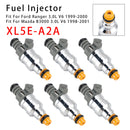 6Pcs Fuel Injector For Ford Ranger Mazda B3000 3.0L V6 XL5E-A2A XL5E-B2A