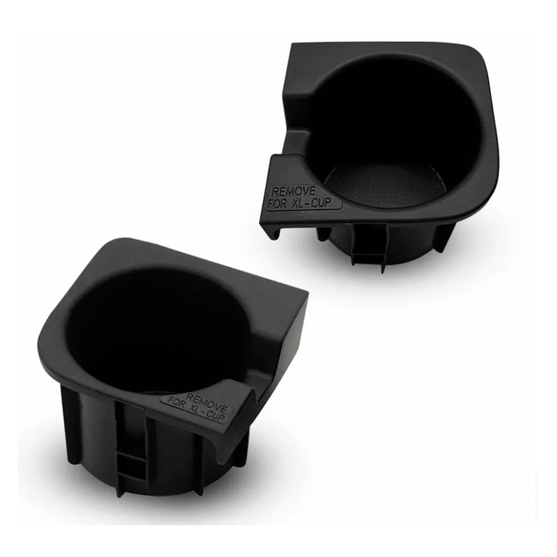 2PCS Right+Left Black Center Console Cup Holder Insert For Toyota Tacoma 05-17