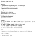 Passenger Seat Cover Cowl Camel Hump For Touring CVO Road Glide FLTRXSE 23-25