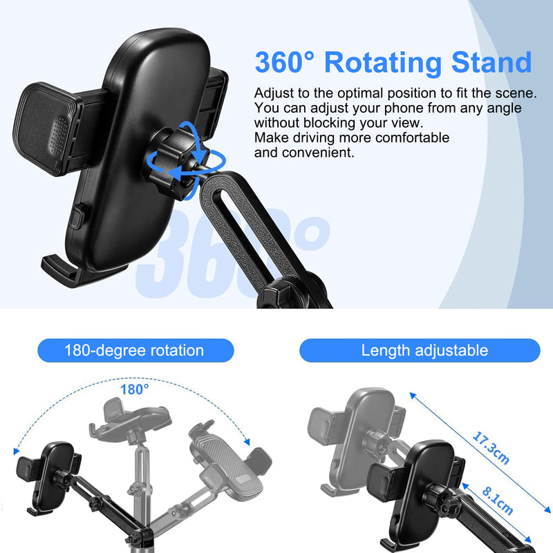 Smartphone Holder, Drink Holder, For Smartphones, Cars, 2-in-1 Cup Holder