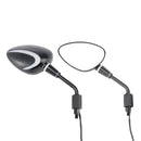 M10 Univeral Rearview LED Mirror Set w/ Turn Signal For Motorcycle Scooter Moped