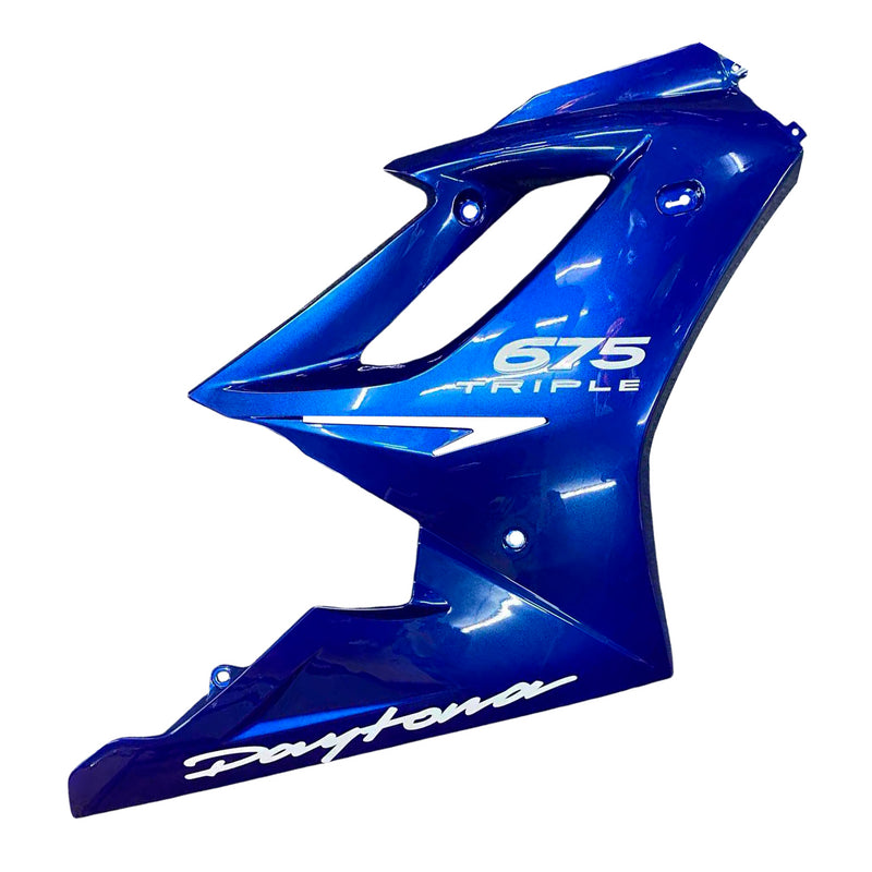 Fit For Triumph Daytona 675 2009-2012 Blue Bodywork Fairing ABS Injection Molding Generic