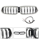 Double Slat Black Front Kidney Grill Grille Fit BMW 6 Series G32 2020-2025