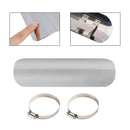 Exhaust Side Bracker Cover Steel Decorative Cover Fit Motorcycle Scooter Cub BlackD