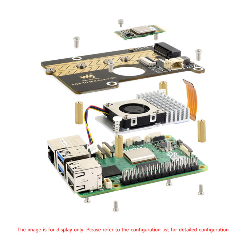 PCIE to M.2 Rotor 8Gbps Transmission Raspberry Pi5 Expansion Board M.2 Interface